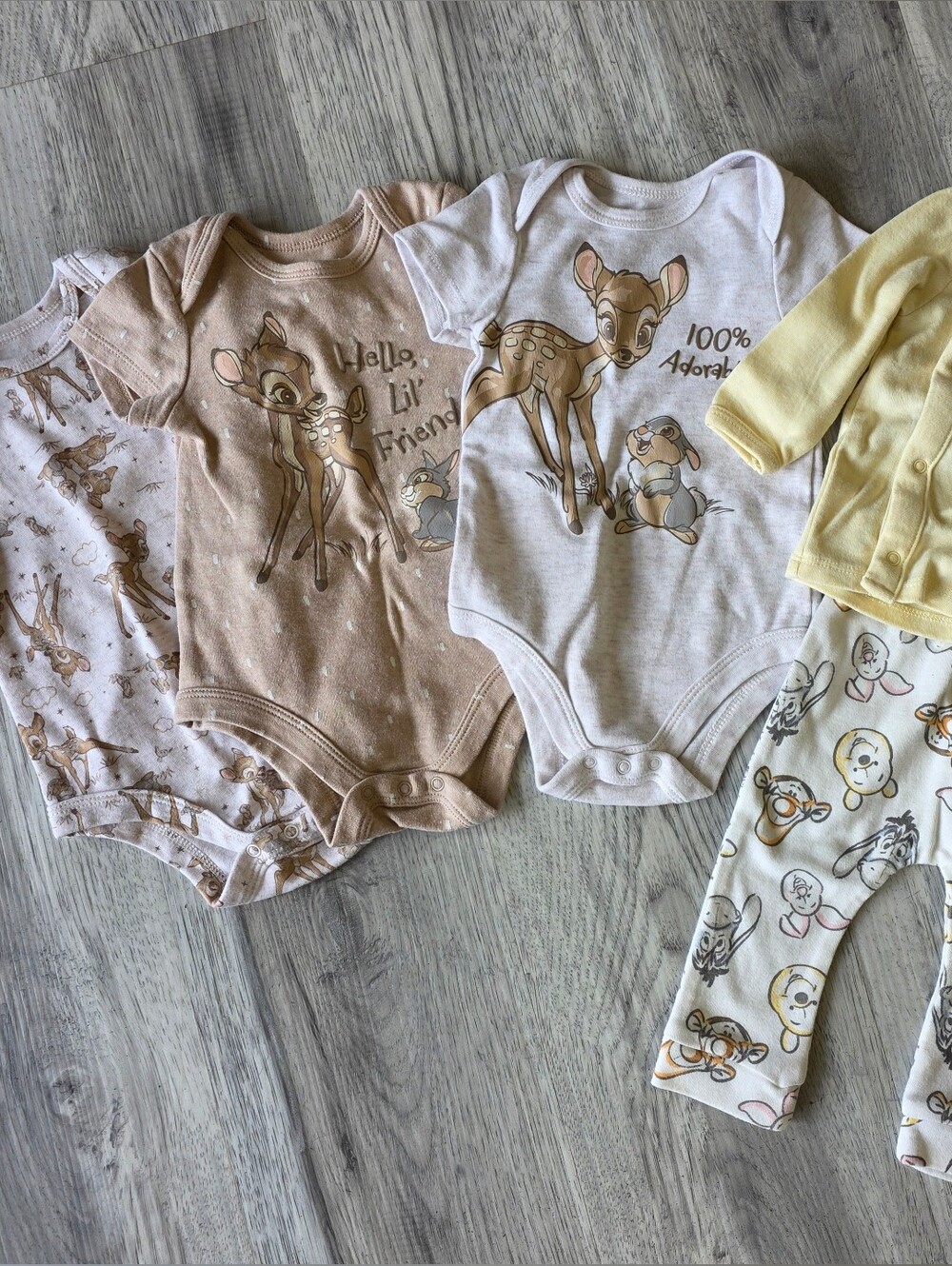 Disney Baby Bambi & Winnie the Pooh 5-Piece Lot 3-6M